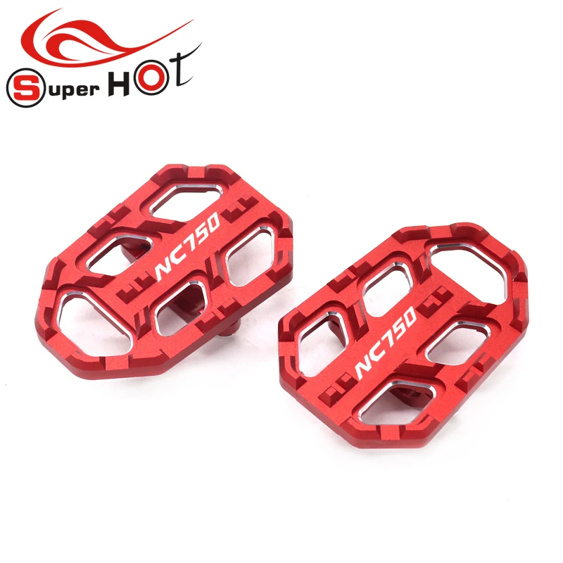 For Honda NC750S NC750X NC 750X 750S Motorcycle Accessories Billet Wide Foot Pegs Pedals Footrest Enlarge Footpeg