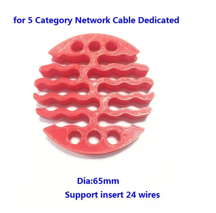 24 wire Cat6 Category 6 /Cat5 Category 5 Cables Organizer for Office / Computer / Home Arrangement Tidy Tool Network Cable Combs