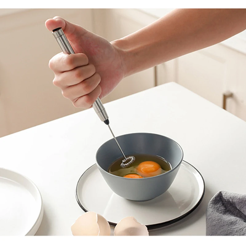 Frother นมไฟฟ้าไข่ Beater ห้องครัวเครื่องดื่ม Foamer Whisk Mixer Stirrer กาแฟ Cappuccino ครีม Whisk Frothy ผสม Whisker