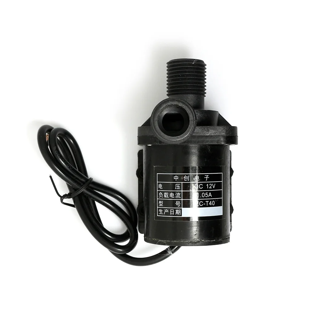 ZC-T40 12V DC Mini Brushless Magnetic Water Pump( High Temp 100degree) w/Thread