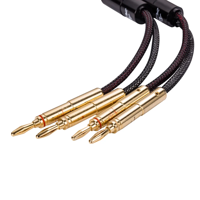 1 para Accuphase głośnik hifi kabel miedziowana wtyczka bananowa