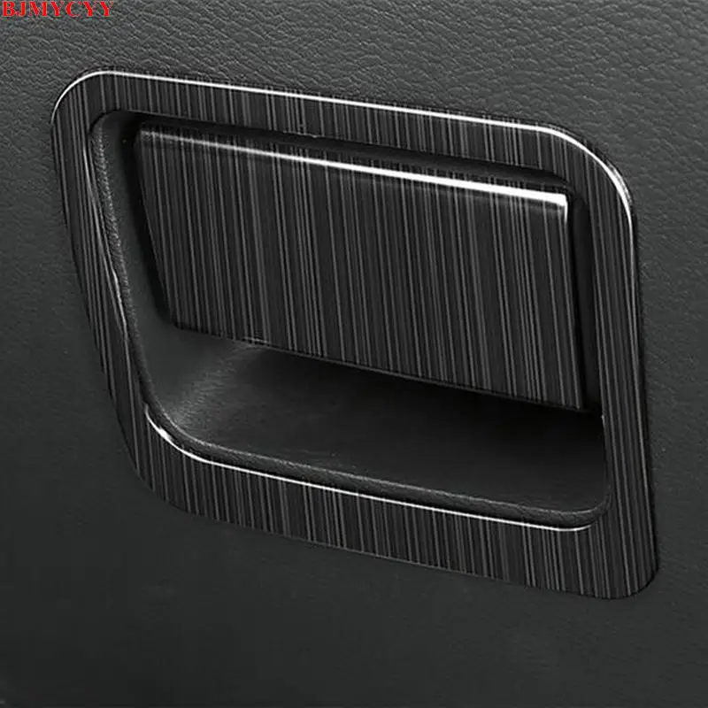 BJMYCYY Automobile glove box handle stainless steel decorative frame For Nissan Teana Altima 2019 2020