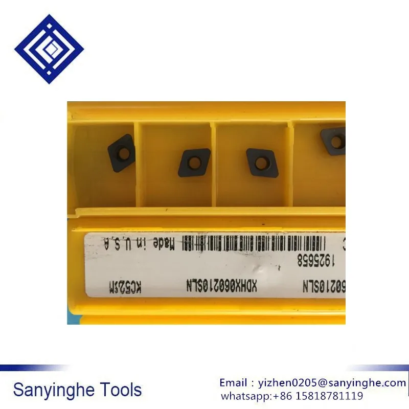 XDHX060210SLN KC510M KENNAMETAL cnc carbide turning inserts cnc blade cutting tool (10pcs/lots)