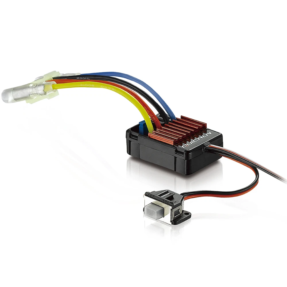 Hobbywing QuicRun 1060 60A/360A 1625 25A/100A 1080/80A Waterdicht Geborsteld ESC 2-3S LiPo voor 1:10 1:18 1:16 On-road off-road auto