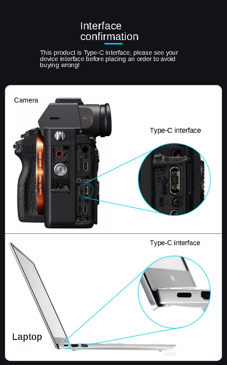 Imagem -06 - Usb c Tipo-c para Tipo-c Cabo de Câmera 3m 5m 8m para Canon Eos r rp Micro-único m6 Mark2 Nikon D780 ao Cabo de Dados ao Vivo do Computador