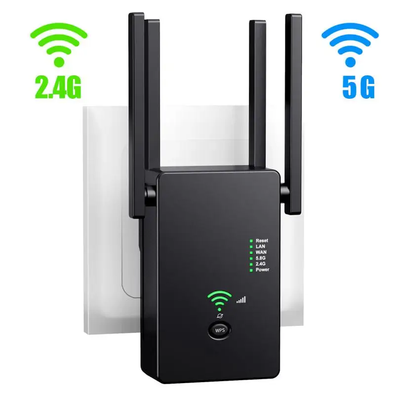 2.4G 【高速wi-fi】アンテナ多数！ Alfa 長距離 デュアルバンドAC1200 