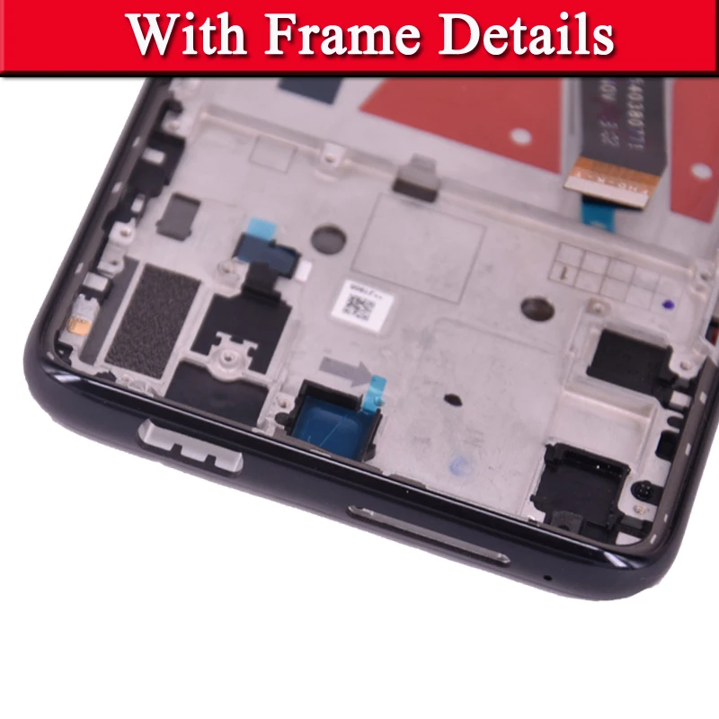 6.59\'\' For Huawei Y9 Prime 2019 LCD Display Touch Screen 10 touch Digitizer Assembly Frame For P Smart Z LCD Replacement