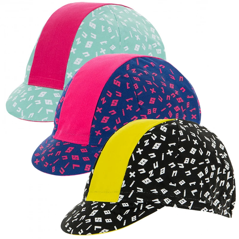 

Letter Pattern Cycling Caps Bike Hat One Size Fits Most
