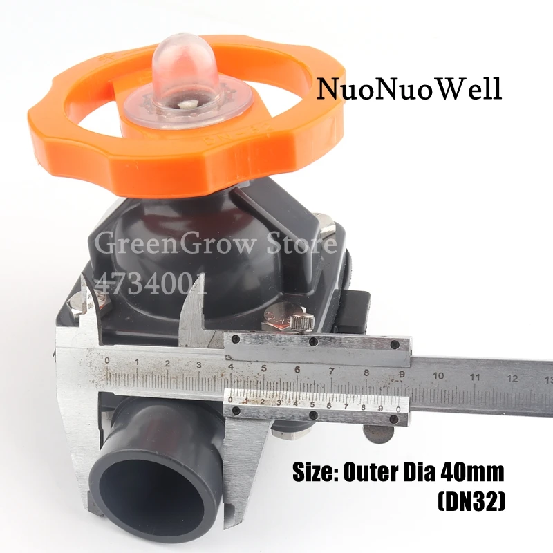 OD 20 ~ 110mm zawór membranowy UPVC brama zbiornik akwarium Adapter nawadniania ogród złącza wodne przemysłowe złącza rur hydraulicznych