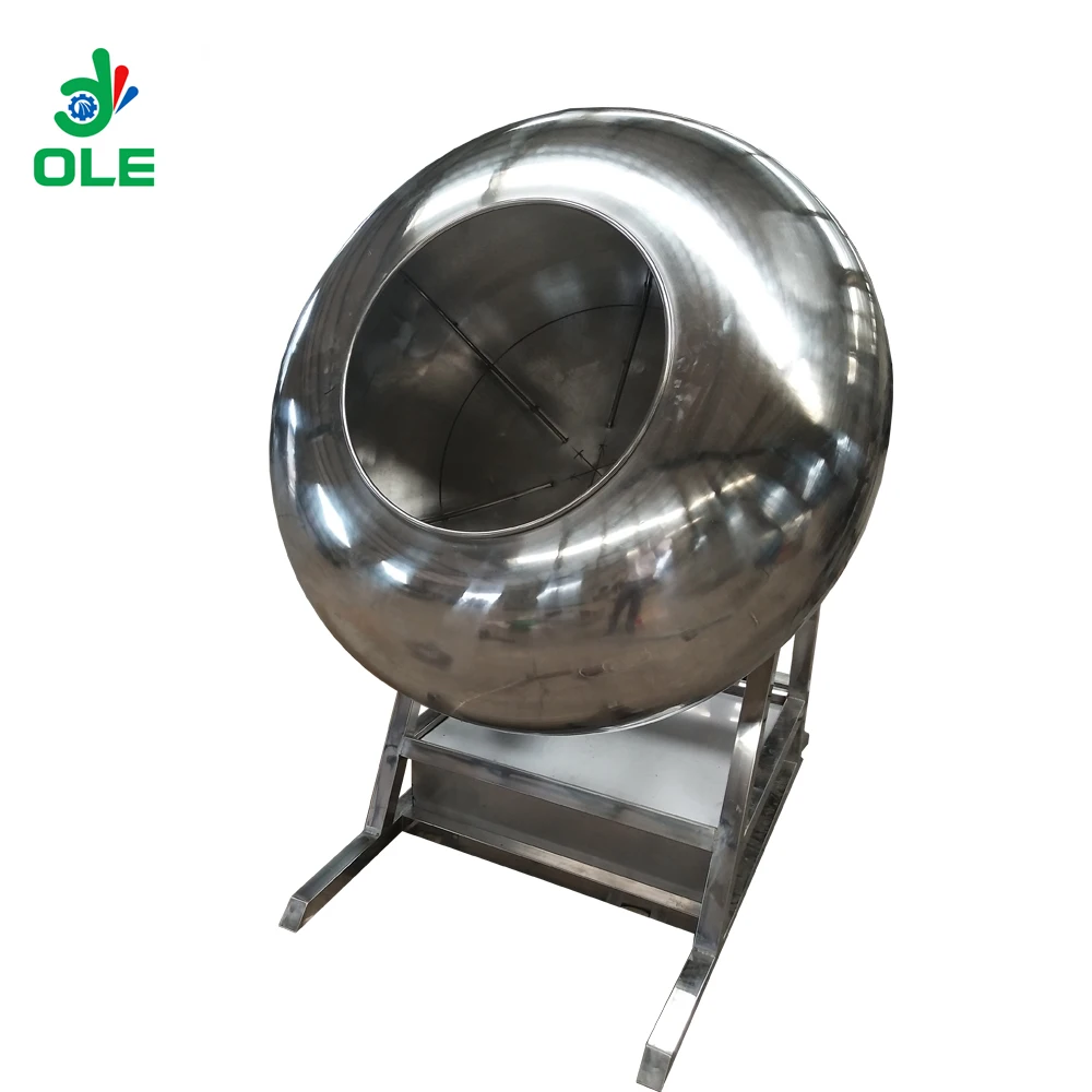 โรงงานปรับแต่ง800มมน้ำตาลเคลือบ Hotmelt เคลือบ Peanut Machine