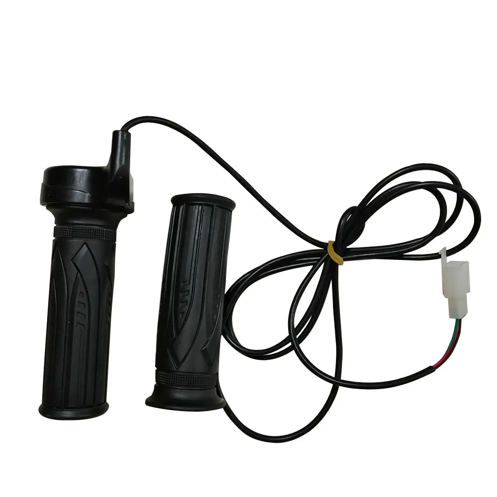 1 Pair Throttle 24V 36V 48V 60V 72V 84V 96V Accelerator Twist Gas Handle for Electric Bicycle/e-bike/Scooter/BLDC Controller