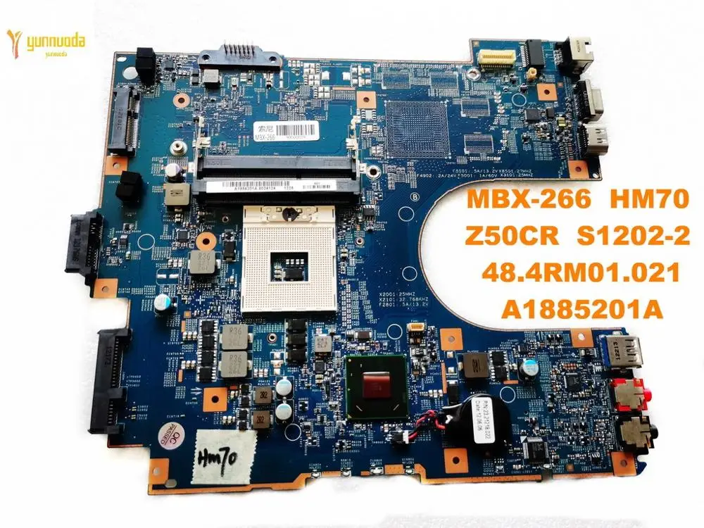 

Original for SONY MBX-266 laptop motherboard MBX-266 HM70 Z50CR S1202-2 48.4RM01.021 A1885201A tested good free shipping