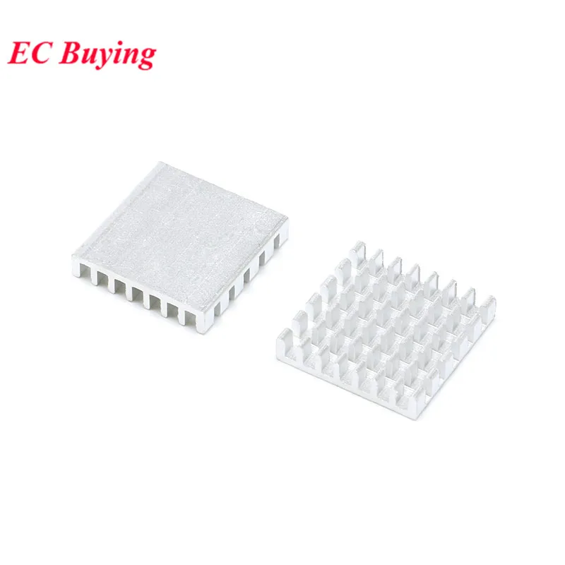 1Pc-10Pcs 25x25x5mm Heatsink Cooling Fin Radiator Aluminum Cooler Fan Heat Sink for Transistor PCB PBC IC Chip LED 25mm 25*5mm