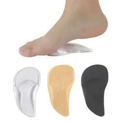 Adult Children High Orthopedic Insole For Flat Foot Arch Support Silicone Shose Pad Corrective Heels Balance Soles The Arch Pad