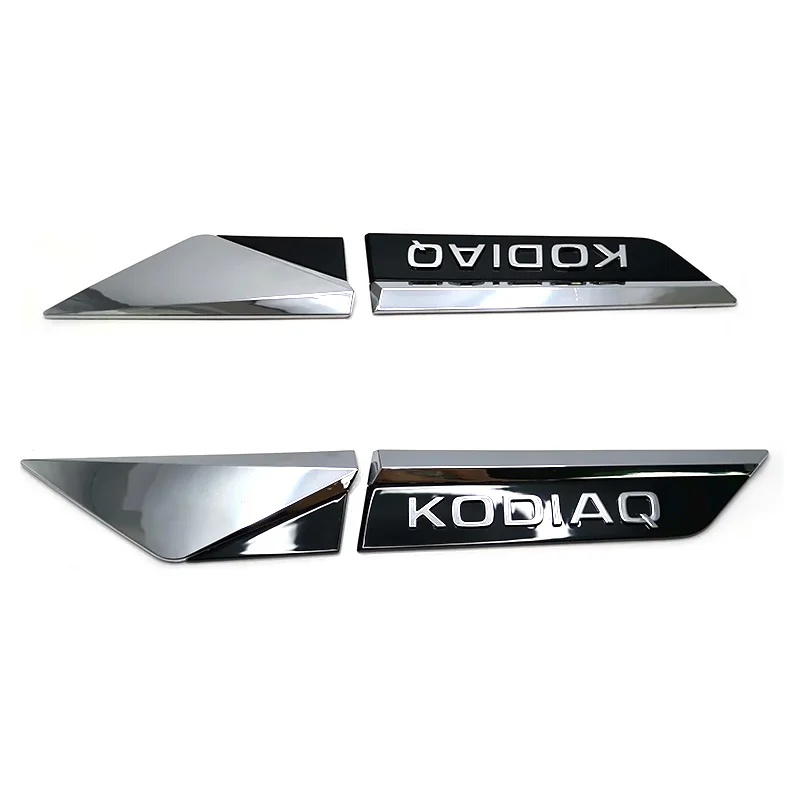 Oem Customer Sticker Car Logo KODIAQ Side Wing Fender Badge Emblem For Skoda KODIAQ
