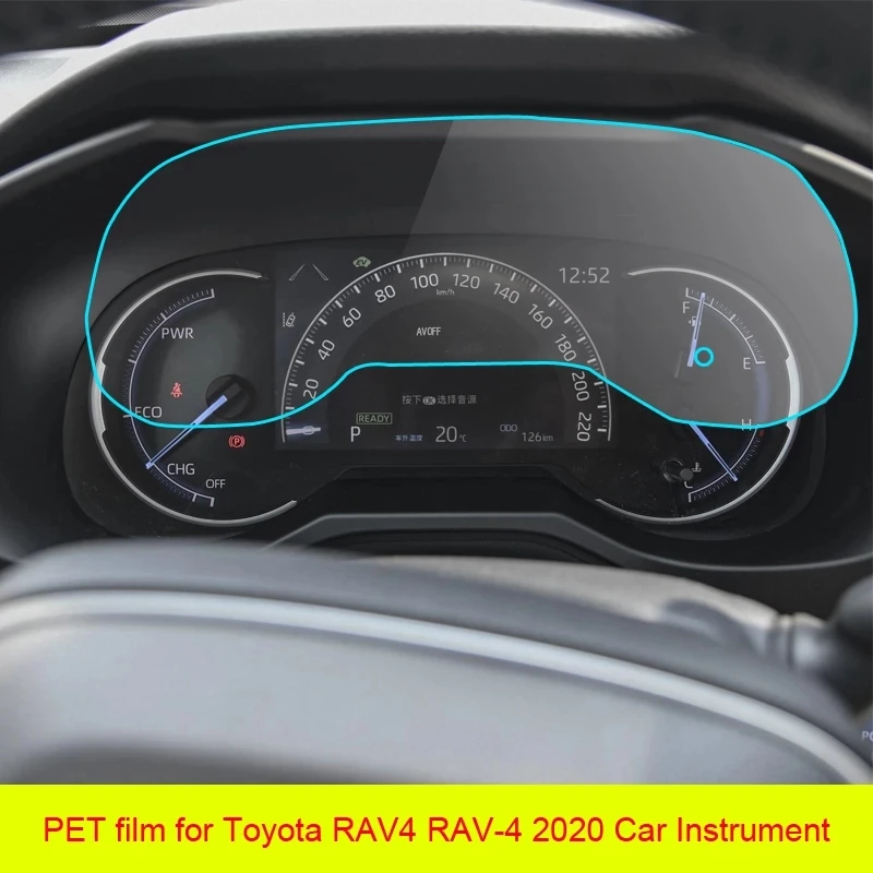 

PET Film screen Protector For Toyota RAV4 RAV-4 2020 Car Instrument Panel Protector Dashboard Center Control Touchscreen