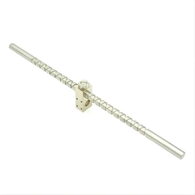 304C SUS Reciprocating Screw with Nut Working Length 50~300mm 10mm Diameter 10mm Pitch