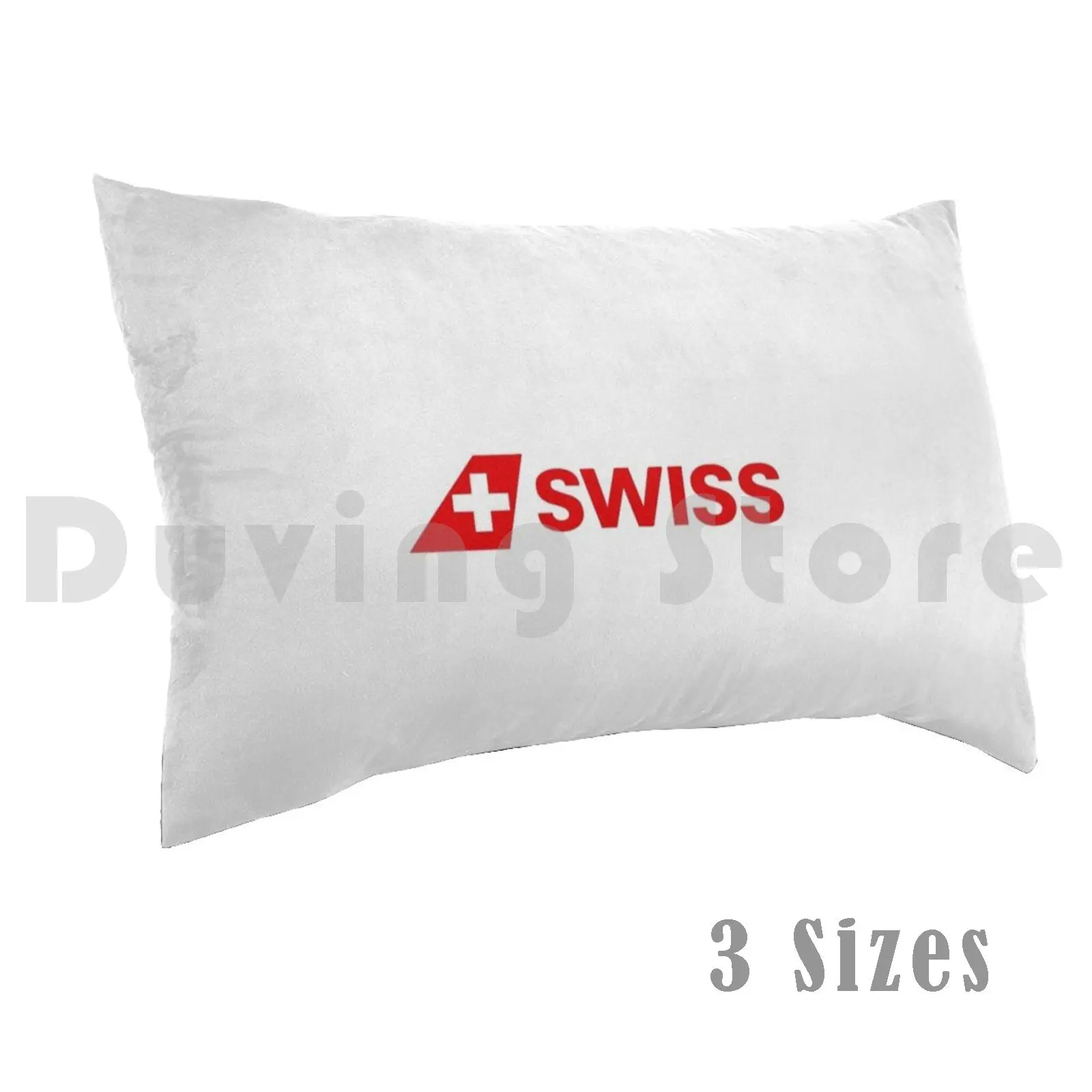 Funda de almohada DIY 50*70 cola de aviación internacional suiza Boeing 767 767 200 estabilizador Vertical viaje en avión
