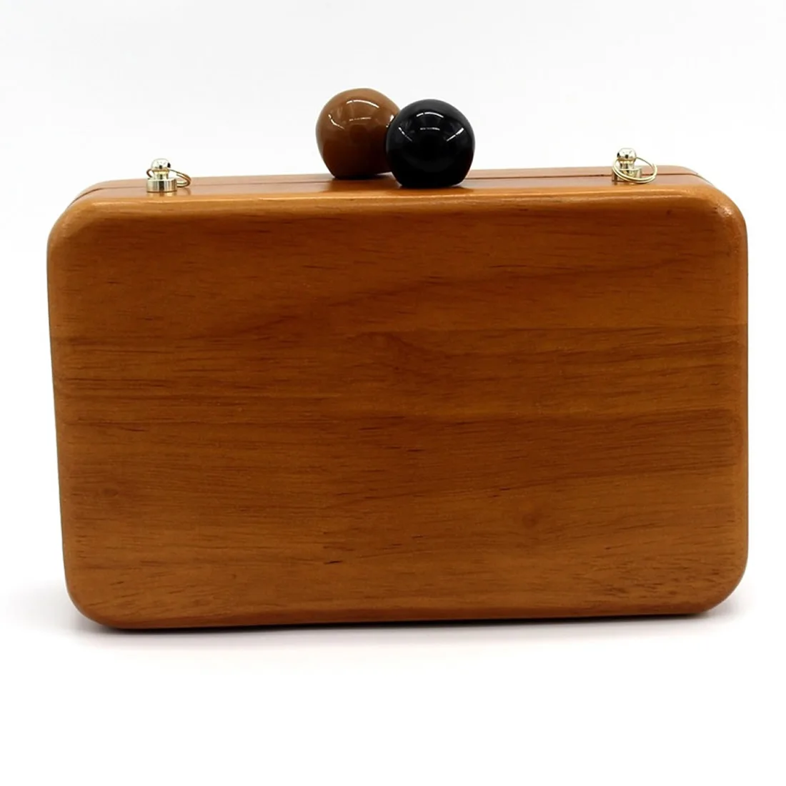 Bolsos de noche de madera maciza para mujer, bolso de mano Retro de diseñador, bolso de mano de moda para fiesta, Bolso pequeño para mujer, monedero de boda al aire libre