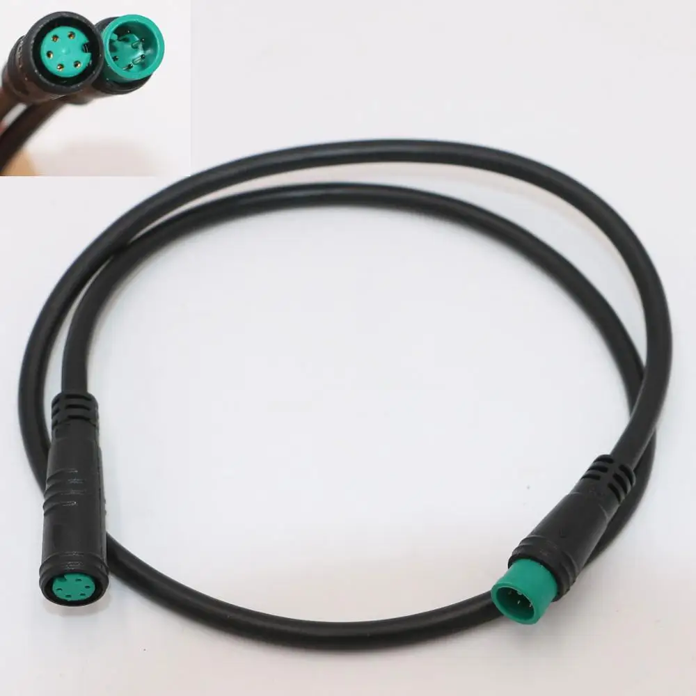 JULET Waterproof Cable BAFANG Extension Cale Motor Light Ebrake Throttle Display 2 3 4 5 Pin Ebike Conversion Cable