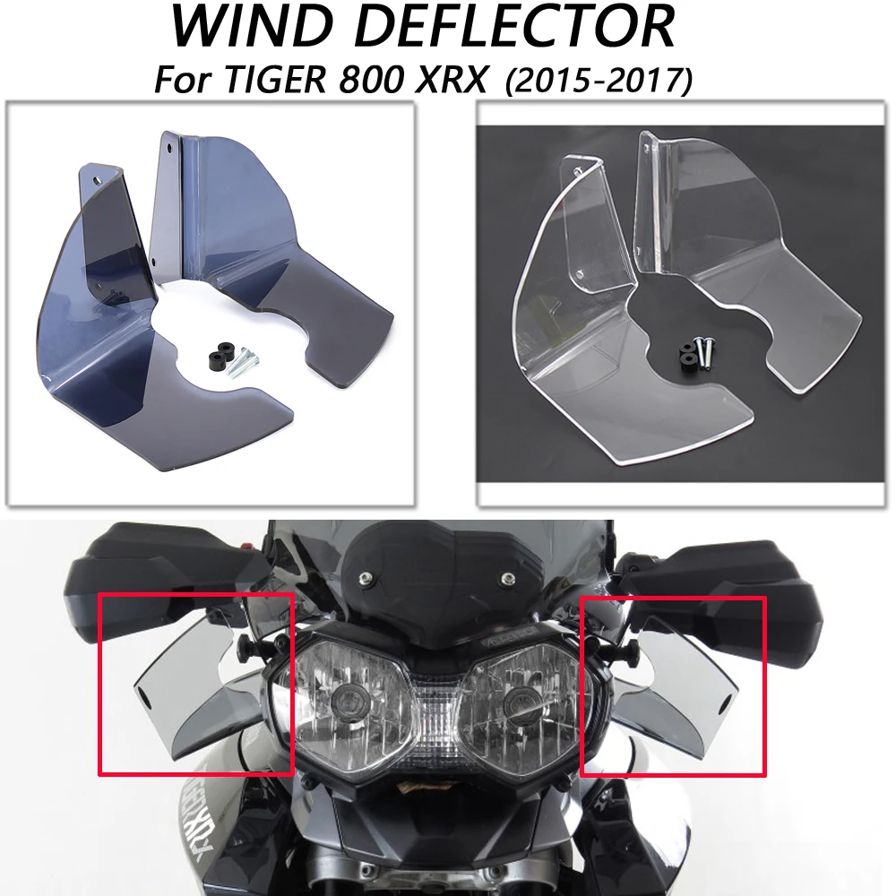 

Motorcycle Shroud Windshield Windscreen Wind Deflector HandShield Handguard For TRIUMPH TIGER 800 XRX 2015-2017