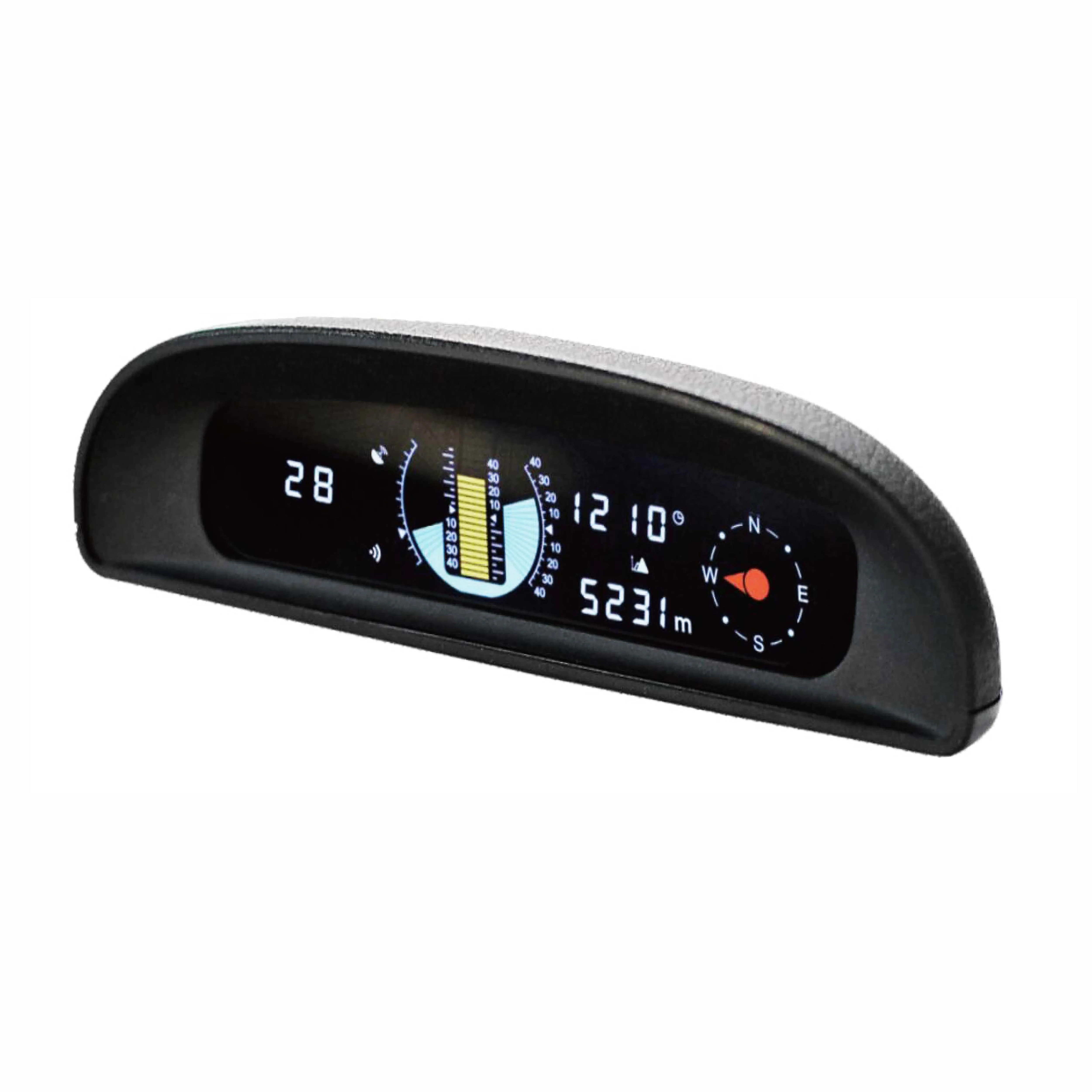 iCARCOMM Off-road Cockpit 4X4 inclinometer Ideal For Vehicle Speed Altitude Voltage Compass Time Temperature Pitch Roll