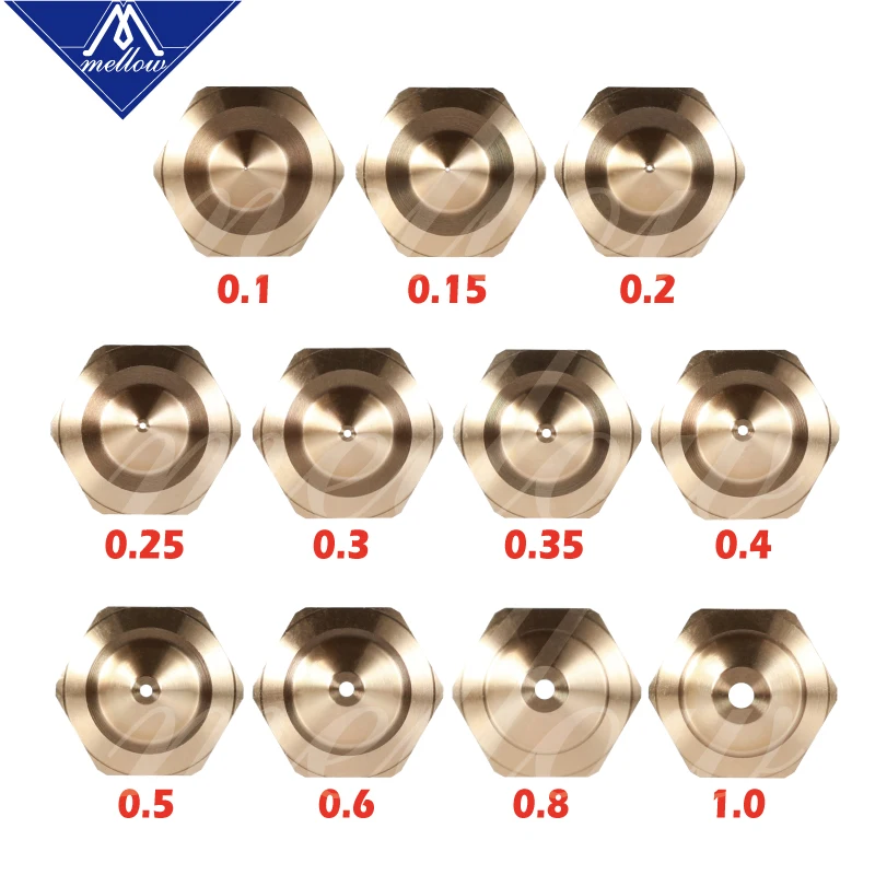 1Pcs Sharp NF V6 Nozzles For 3D Printer Hotend  E3D Nozzle For Crazy Hotend BMG Extruder Smart-v6 Zone-v6 Voron Blv