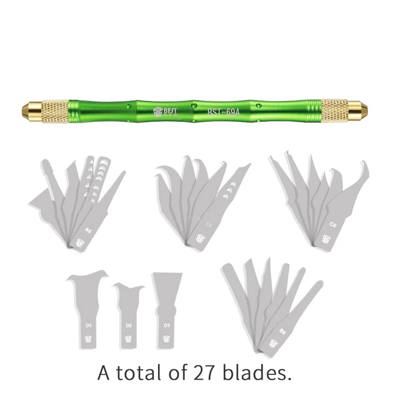 

1 Набор, нож для ремонта микросхем и микросхем iPhone, 27 в 1