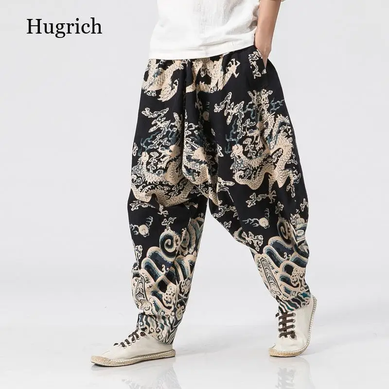 

Dragon Pattern Pants Men Joggers Trousers Men Pants Streetwear Sweatpants Harem Pants Men Trousers Xxxl 2021 Spring New