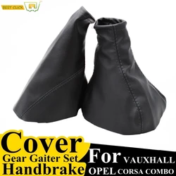 Leather Handbrake Gear Gaiter Shift Gaitor Cover For Opel/Vauxhall Corsa B /Astra F/Combo Accessories Auto Decoration