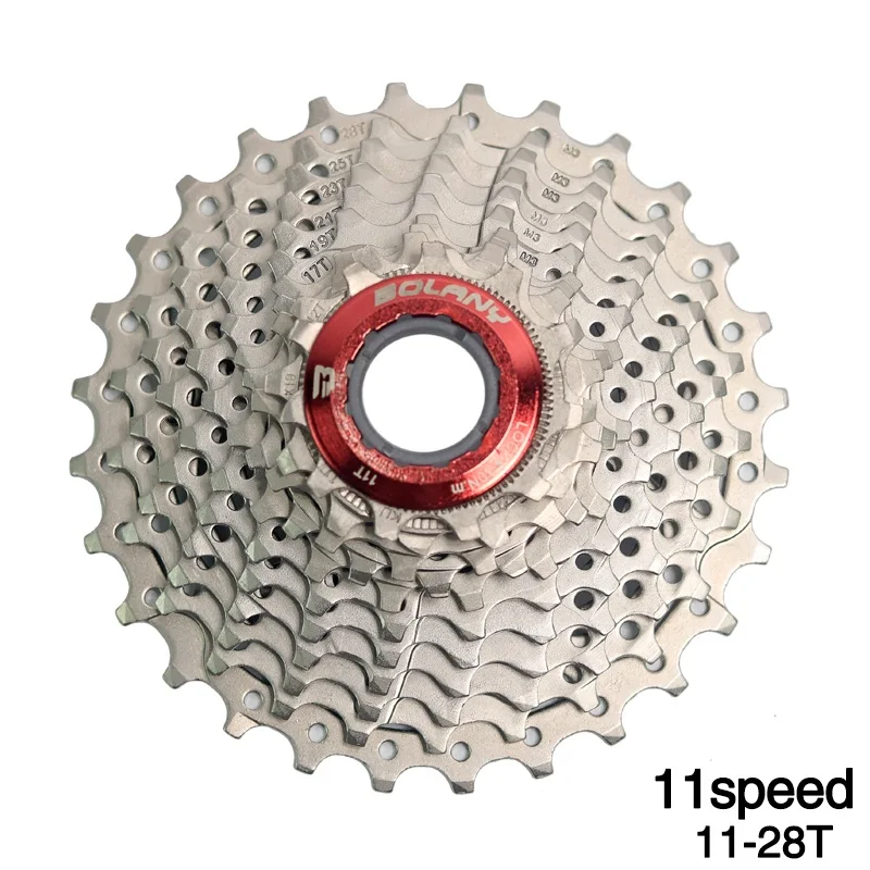 

Road Bike 11 Speed 11-28T Freewheel Bicycle 11 22S Cassette Flywheel Sprocket Compatible For Parts