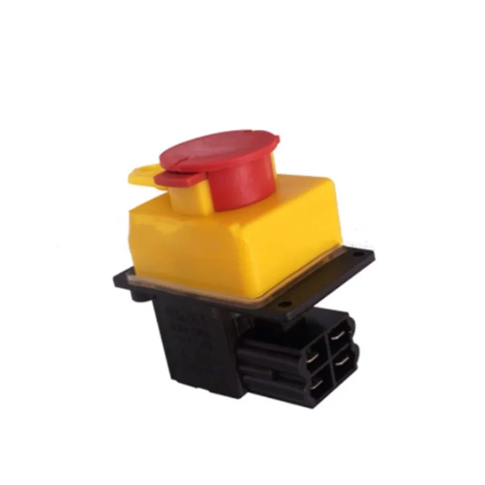 

CK5 AC250V 4-Pin Start Stop No Volt Release Push Button Switch Common to woodshop and Metalwork Machines