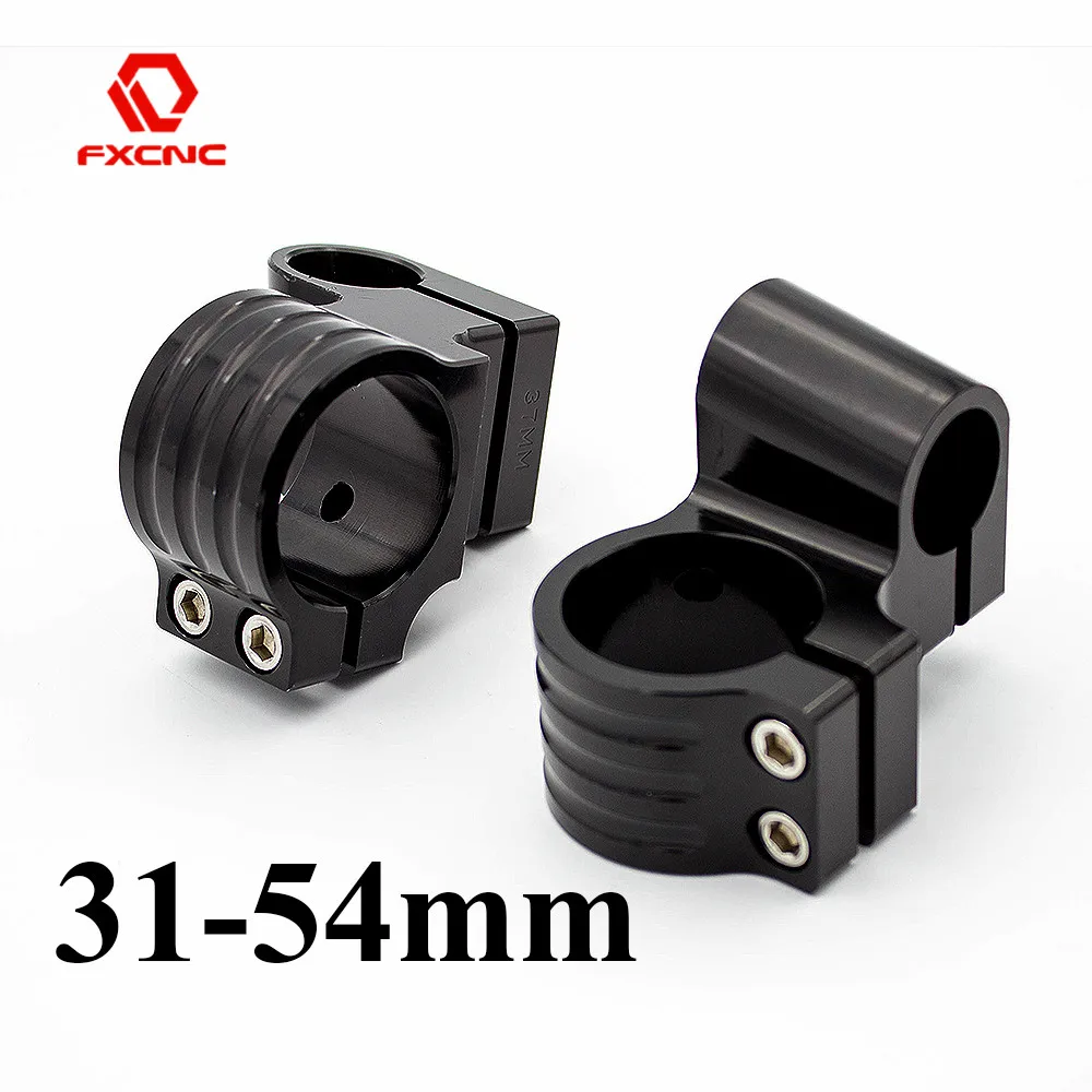 Motorcycle Rised Riser Clip on 31 33 35 36 37 41 43 45 46 48 50 51 52 53 54mm Adjustable Clip ons 7/8\