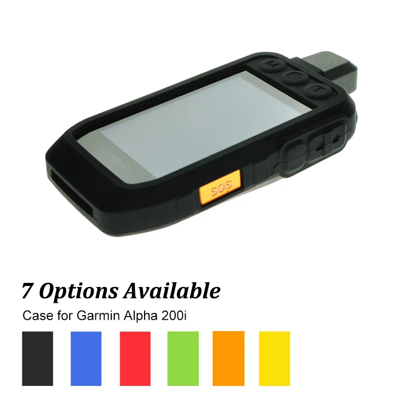 Silicone Protect Protective Case Skin for Handheld GPS Garmin Alpha 200i 300i Alpha300i Ahlpa200i Accessories