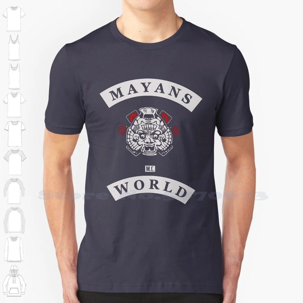 Mayans Custom Funny Hot Sale Tshirt Mexicans Mayan Motorcyclists