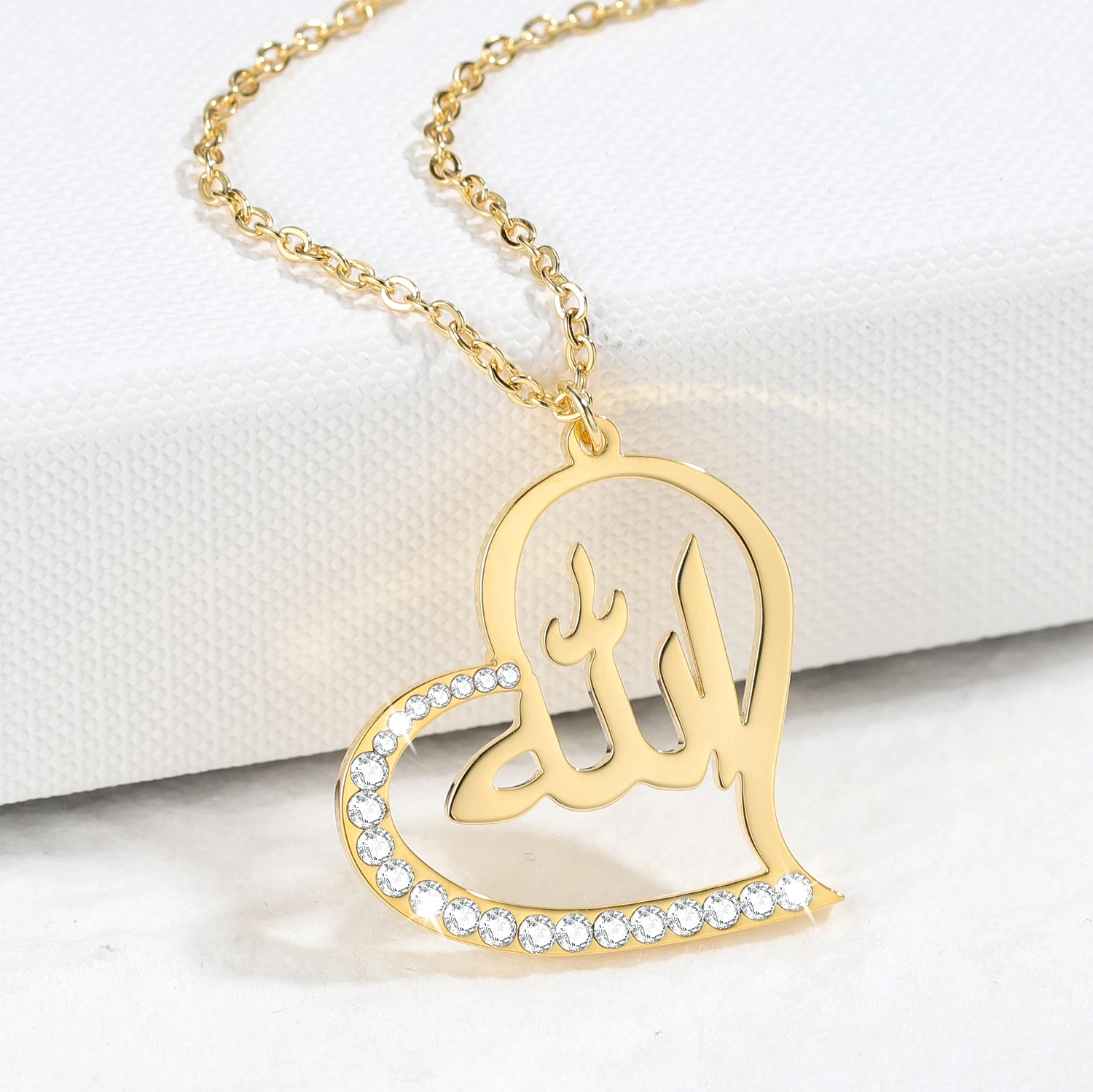 COLLIER ALLAH - NAJRAN Arbic Name Necklace Stainless Steel Pendant  Luck Jewelry Muslim Islam Quran Scriptures Pendant