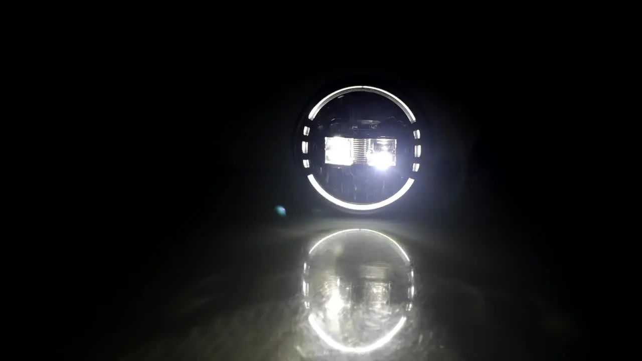 

Black/Chrome LOYO Unique Design King Kong 7'' led headlight with DRL, 7 inch round headlight for Jeep Motorcycle