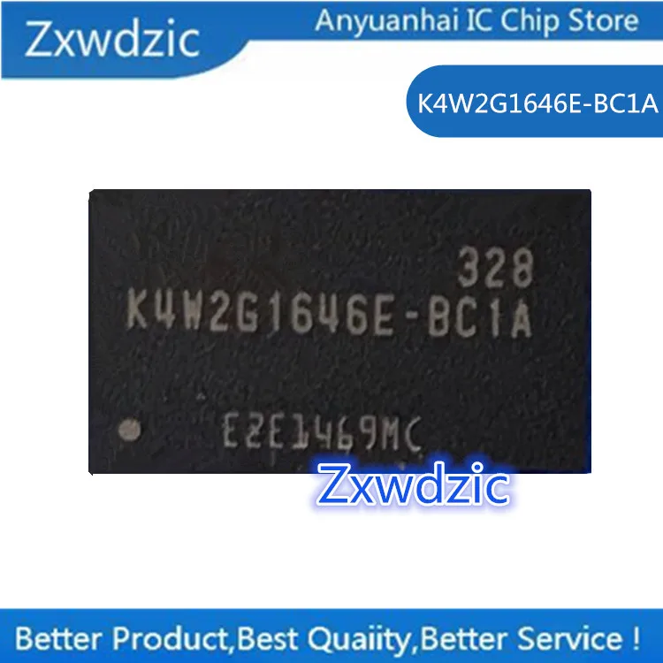 

100% New Original K4W2G1646E-BC1A BGA 2G Memory Chip K4W2G1646E BC1A