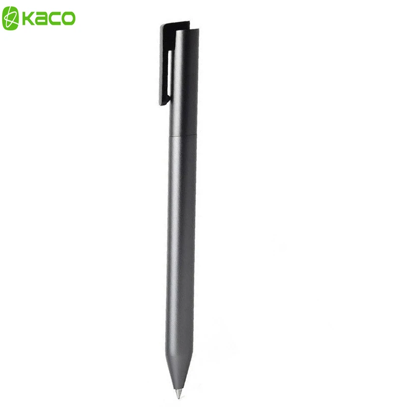 KACO Metal Sign Gel Pen 0.5mm Switzerland Refill Blue/Black/Red ink Signing pens for school Office Ballpoint Pen