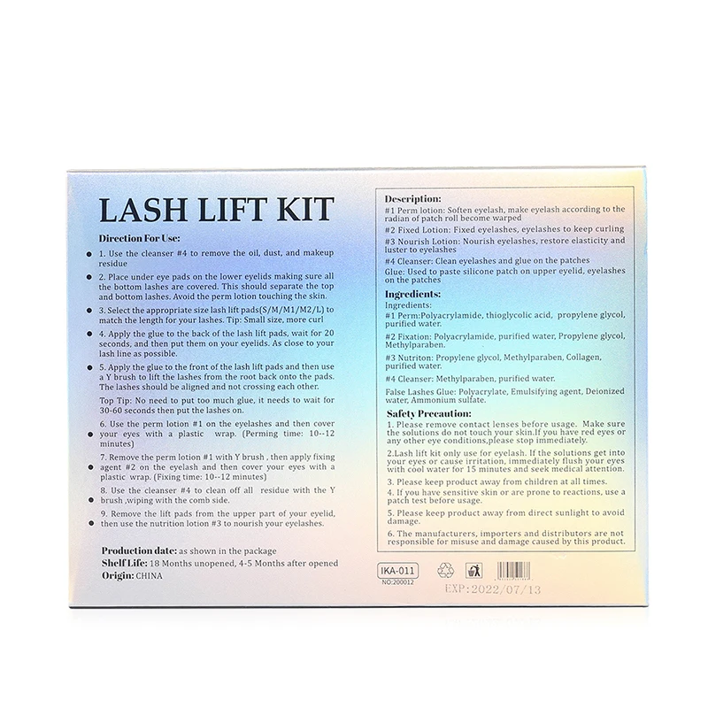 Lash Lift Kit for Eyelash Growth Calia Enhancement Kit Lifting Eyelashes Make Up Airless Pump