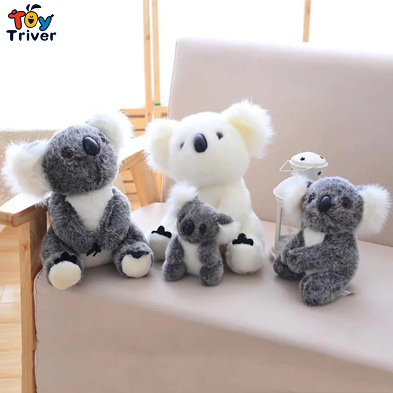 Kawaii Australia Koala Bears Plush Toys Stuffed Animals Doll Mom Baby Kids Infant Girls Children Birthday Gifts Home Room Decor