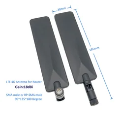 18dBi High Gain External Lte 4G Antennas Foldable SMA male Rubber Antenna omni wireless 2.4g wifi antena Factory Wholesale