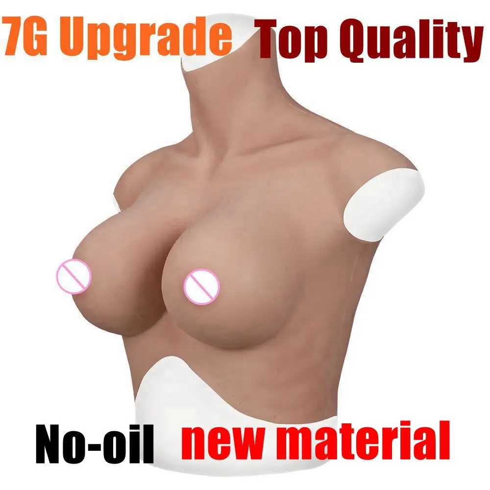 

7G New Upgrade Top Quality Fake Artificial Boob Realistic Silicone Breast Forms Crossdresser Shemale Transgender Drag Queen