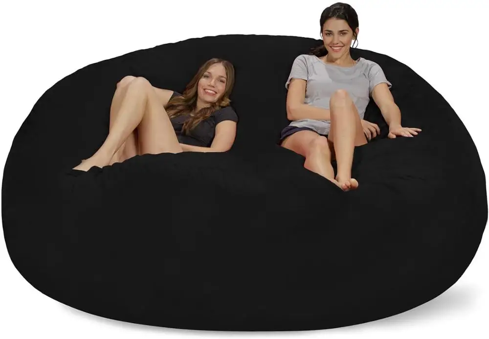 8FT new living room Relax microsuede bean bag lounge cover bean bag bed dropshipping