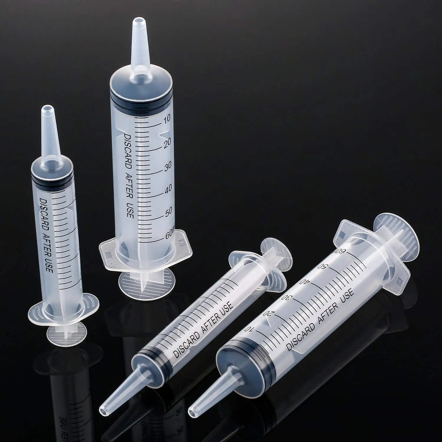 Imagem -02 - Seringa Plástica com os Líquidos Orais da Medida Que Medem Seringas sem Agulha para a Dosagem da Cola Epoxy da Resina da Medicina Peças