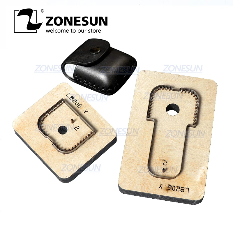 

ZONESUN Custom Air Pod Case Leather Cutting Die Handicraft Tool Punching Leather Cutter Mold DIY Paper Laser Die Cuts