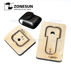 ZONESUN Custom Air Pod Case Leather Cutting Die Handicraft Tool Punching Leather Cutter Mold DIY Paper Laser Die Cuts