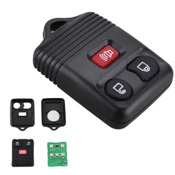 Chave de carro com controle remoto de 3 botões 315mhz, transmissor de clicker, substituição de entrada sem chave para ford/mazda/mercúrio, 1998-2014