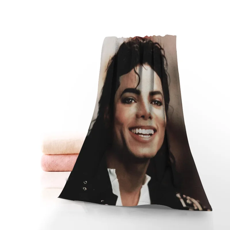 Hot Sale Michael  Jackson 35x75cm Fitness Sports Towel Portable Quick-drying Towel Yoga Outdoor Microfiber Sports Towel