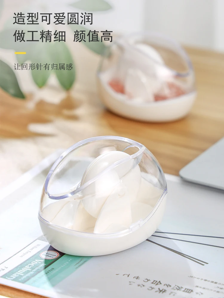 Boîte de Trombones Magnétiques à Roues Roulantes, Distributeur de Trombones, Accessoires de Bureau